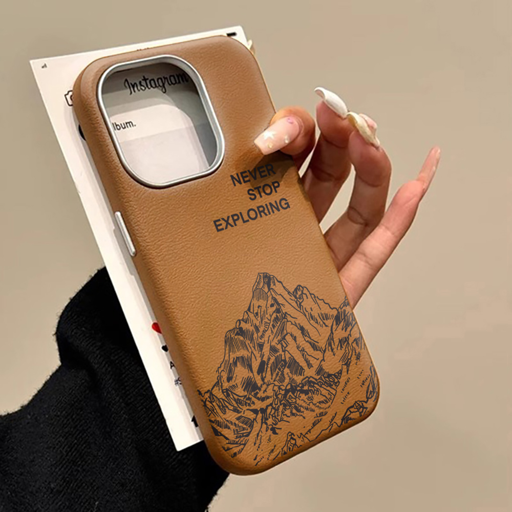 Samsung Galaxy S24 - Luxe Eenvoudige Berghoes Voor Samsung Galaxy