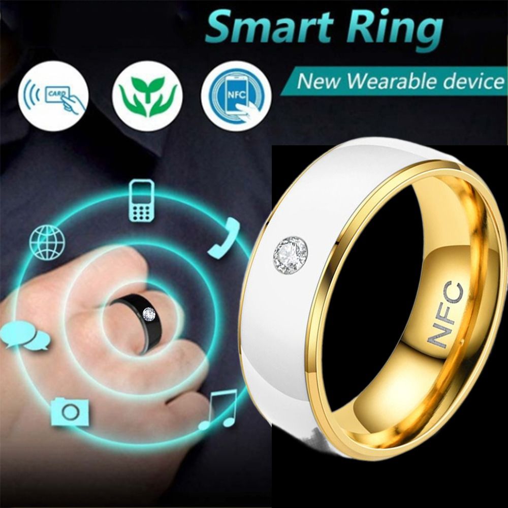 Smart Ring Nfc Pay - NFC Smart Ring roestvrij staal multifunctionele