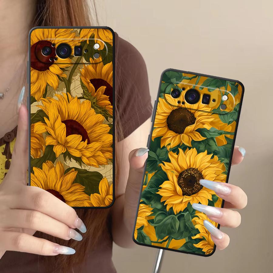 Zonnebloem Zee Funda Telefoon  - Google Pixel 8A recensie en prijs