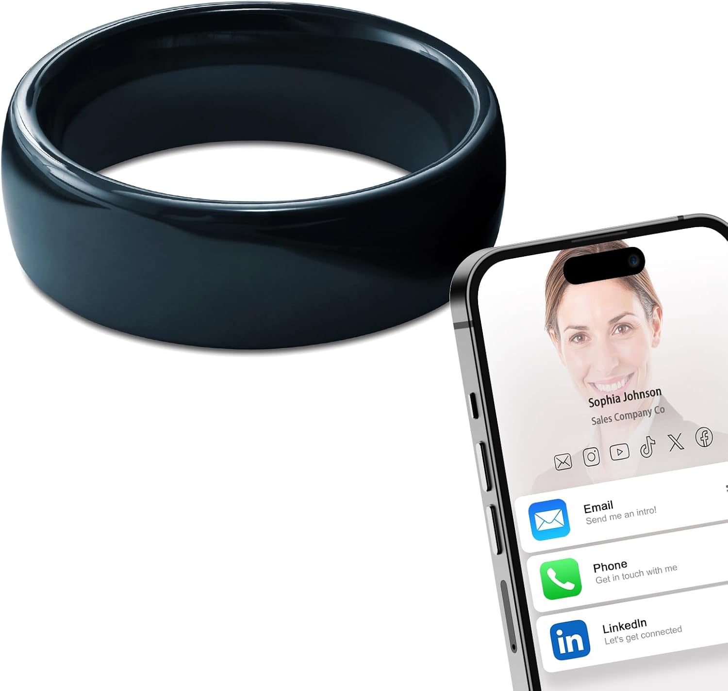 Ntag215 NFC volledig keramisch - Smart Ring Nfc Pay recensie en prijs